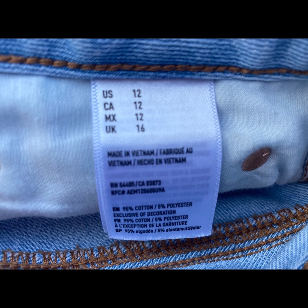 ⚜️American Eagle Jean Skirt Size 12⚜️ - Picture 6 of 6